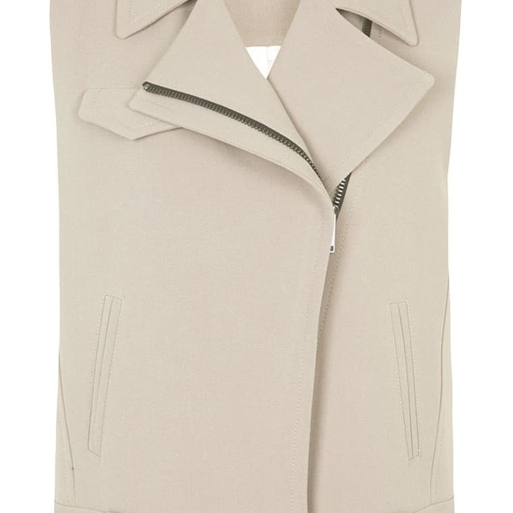 Topshop Belted Biker Vest - Picture 4 of 4